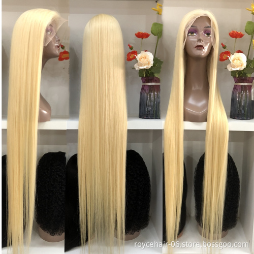 Wig Women 1B 27 Color Honey Blonde  1b 613 Blond Lace Front Brazilian Loose Wave Remy human Hair wigs pre plucked bleached Knots